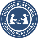 Circle Plus Indoor Play Area Wall or Door Sign | Safety Signs For School