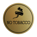 Signs ByLITA Circle No Tobacco Wall or Door Sign