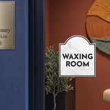 Waxing Room' Headstone - Wall or Door Signs ? Access & Control Sign
