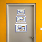 Classic Framed Plus Fishing it's Not a Hobby. It's a Lifestyle! Wall or Door Sign | Fishing Angling Appreciation Decoration