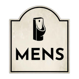Mens (Restroom Vector)' Headstone ? Wall/Door Restroom & Hygiene Sign
