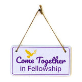 Signs ByLITA Place of Worship Room Signs 5x10 Hanging Plus Wall or Door Sign
