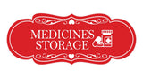 Signs ByLITA Designer Medicines Storage Wall or Door Sign
