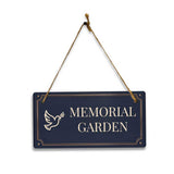Funeral Home & Memorial Signs - 5 x 10" Hanging Signs