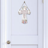 The steadfast love of the Lord never ceases; his mercies never come to an end Cross Hanging Sign | Rustic Twine | Inspiring Religious Bible Decor
