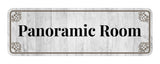 Standard Plus Panoramic Room Door or Wall Sign | Office & Home Signage