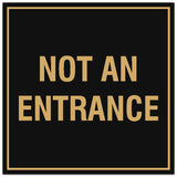 Signs ByLITA Square Not an Entrance Sign - Easy Installation | Durable Material