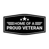 Signs ByLITA Fancy Home of a Proud Veteran Easy Installation | Honor Veterans with Military Signs | US Pride | Businesses and Homes Wall or Door Sign