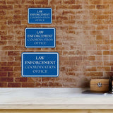 Classic Framed Plus Law Enforcement Coordination Office Door or Wall Sign | Court Rooms