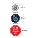 Signs ByLITA Circle Put the Devices Away And Enjoy Wall or Door Sign