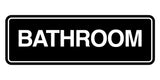Signs ByLITA Standard Bathroom Wall or Door Sign | Easy Installation | Office & Home Restroom Signage
