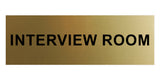 Basic Interview Room Wall or Door Sign