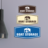 Fancy Boat Storage Wall or Door Sign
