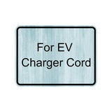 Classic Framed Plus For EV Charger Cord Door or Wall Sign | Miscellaneous Warning Signs