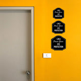 Heritage Plus Please Wear Eye Protection Wall or Door Sign | Public Spaces & Office Signage