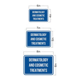 Classic Framed Plus Dermatology and Cosmetic Treatments Door or Wall Sign | Medical Specialism Rooms