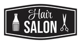 Signs ByLITA Fancy Hair Salon Easy Installation | Durable Construction | Barbers | Grooming and Styling | Hair Wall or Door Sign
