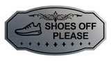 Victorian Shoes Off Please (Sneaker) Wall or Door Sign