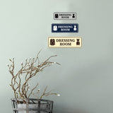 Standard Dressing Room Wall or Door Sign