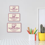 Classic Framed Plus La paz de Dios que sobrepasa todo entendimiento. Filipenses 4:7 Door or Wall Sign | Spanish - Inspirational & Scripture Signs