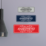 Signs ByLITA Standard Anaesthetist Wall or Door Sign