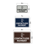 Signs ByLITA Classic Framed Contactless Payment Wall or Door Sign