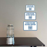 Classic Framed Plus X-ray In Use Do Not Enter Door or Wall Sign | Medical Procedure Rooms Equipment