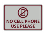 Classic Framed No Cell Phone Use Please