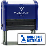 All Quality Non-Toxic Materials Self-Inking Rubber Stamp