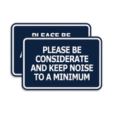 Signs ByLITA Classic Framed, Please Be Considerate and Keep Noise to a Minimum Wall or Door Sign (Multipacks)
