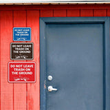 Signs ByLITA Classic Framed Do Not Leave Trash On The Ground Wall or Door Sign