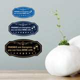 Signs ByLITA Victorian FRIENDS are therapists you can have WINE with Wall or Door Sign
