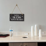 Well Bless Your Heart! 5x10 Hanging Plus Wall or Door Sign | Funny Home Decor
