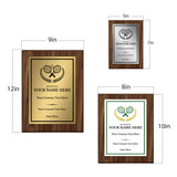 Tennis Customizable Wooden Award Plaque | Easel Mount Option | Achievement and Recognition Personalizable Plaques