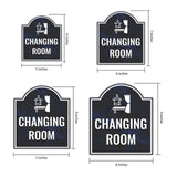 Changing Room' Headstone ? Wall/Door Restroom & Hygiene Sign