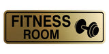 Standard Fitness Room Wall or Door Sign