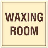 Signs ByLITA Square Waxing Room Sign - Easy Installation | Durable Material