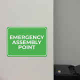 Classic Framed Plus Emergency Assembly Point Door or Wall Sign | Health and Safety Workplace Warning