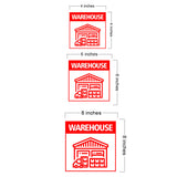 Square Plus Warehouse Wall or Door Sign | Health & Safety Warehouse Business Signage