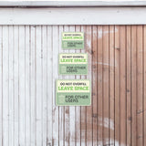 Classic Framed Plus Do Not Overfill Leave Space For Other Users Door or Wall Sign | Waste Disposal Etiquette