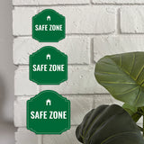 Heritage Plus Safe Zone Wall or Door Sign | Public Spaces Signage