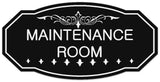 Signs ByLITA Victorian Maintenance Room Wall or Door Sign - Easy Installation | Durable Wall or Door