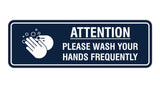 Standard Attention Please Wash Your Hands Sign