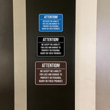 Signs ByLITA Classic Framed Attention! We Accept No Liability For Loss and Damage to Property or Personal Injury On These Premises Door or Wall Sign Easy Installation | Warning Health & Safety | Office & Venues