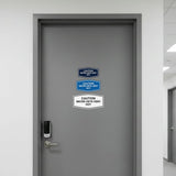 Signs ByLITA Fancy Caution Water Gets Very Hot Sign | Durable Plastic | Vibrant Colors | Powerful Foam Tape