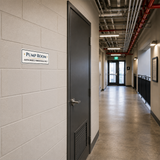 Standard Plus Pump Room — Authorized Personnel Only — Wall or Door Sign | Specialist Room - Sign
