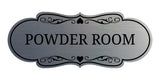 Signs ByLITA Designer Powder Room Wall or Door Sign