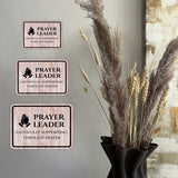 Classic Framed Plus Prayer Leader – Faithfully Supporting Through Prayer Door or Wall Sign | Place of Worship Signs