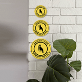 Circle Plus Priority For Pregnant Women Wall or Door Sign | Safety Signs For Business