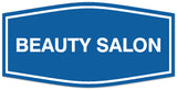 Signs ByLITA Fancy Beauty salon Sign - Laser-Engraved Lettering | Durable ABS Plastic | Vibrant Colors | Powerful Foam Tape Wall or Door Sign